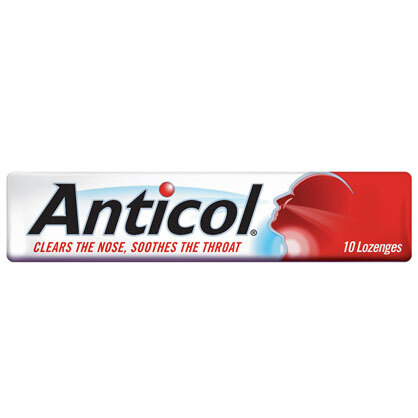 Allens Anticol Menthol Throat Lozenges Stick Soothes Throat and Nose