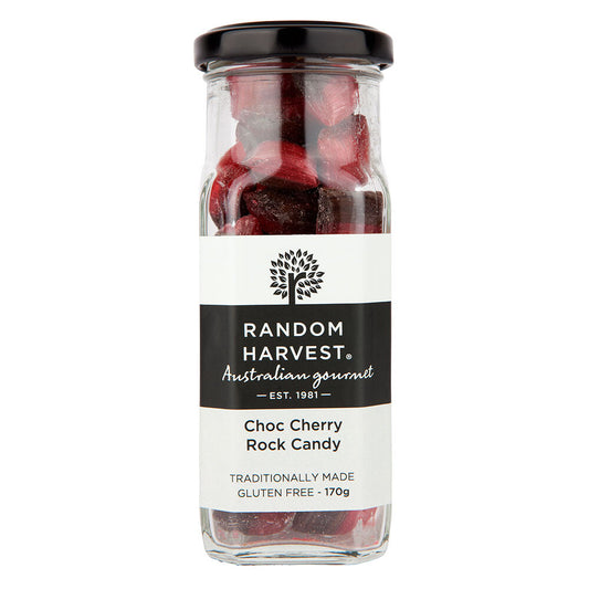 Random Harvest Choc Cherry Rock Candy 170g
