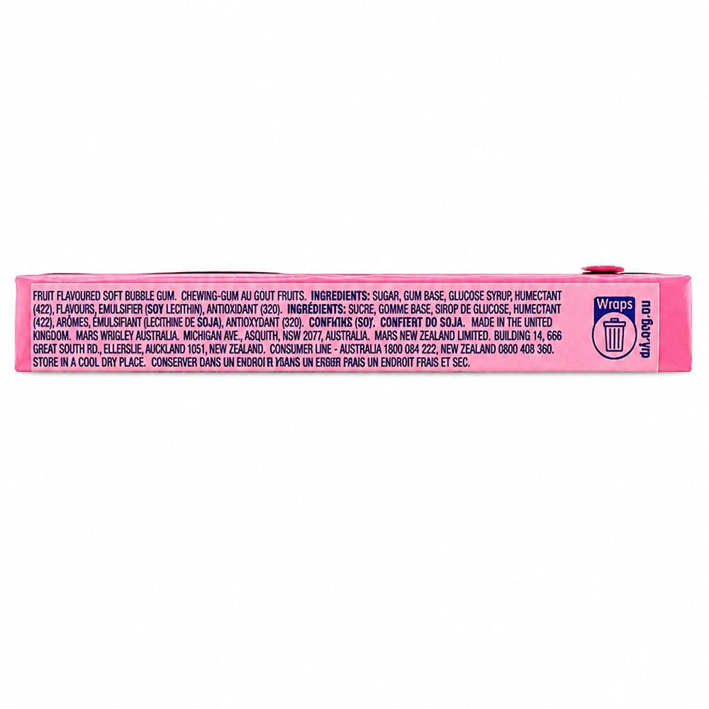 Hubba Bubba Outrageous Original Soft Bubble Gum 35g 5 Pack No Artificial Colours