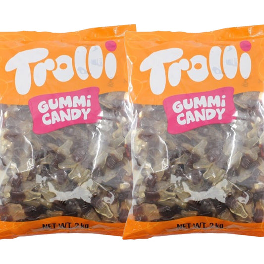 Trolli Oiled Cola Candy Lollies Sweets Bulk Pack 2x 2kg Value Pack