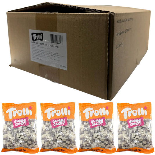Trolli Sour Cola Bottles Candy Lollies Sweets Bulk 4 x 2kg Packs