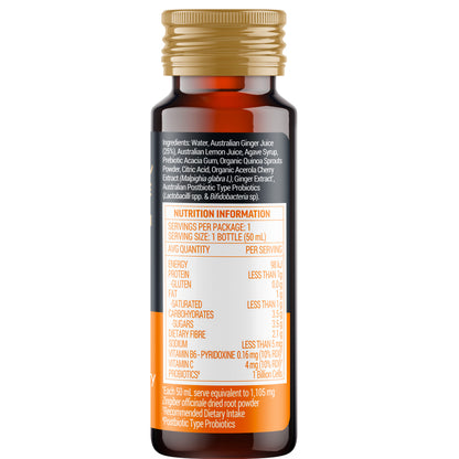 Buderim Ginger Bioactive Ginger Plus Shot Bottle 50ml
