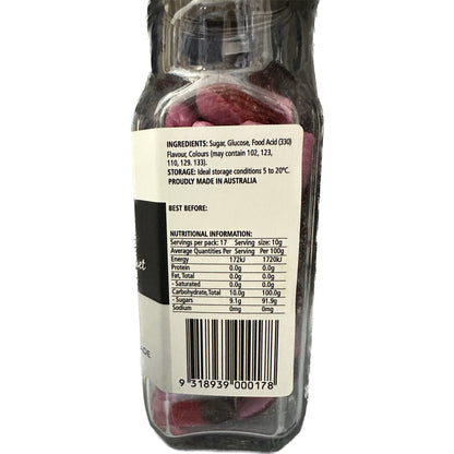 Random Harvest Choc Cherry Rock Candy 170g