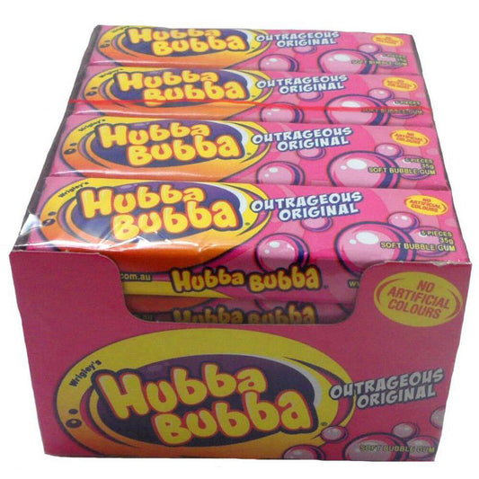 Hubba Bubba Original Bubble Gum 35g Pack of 20 Display