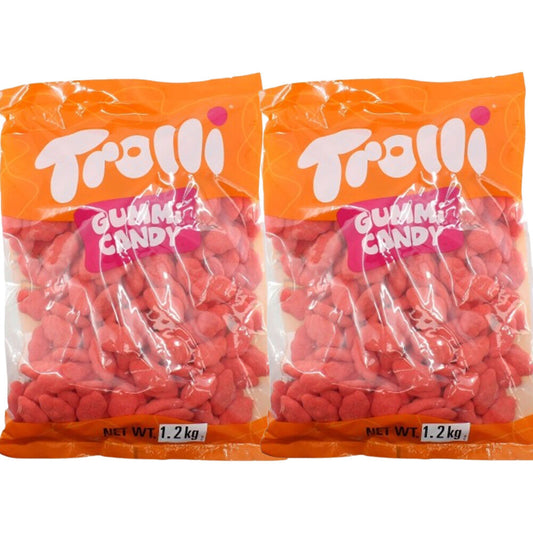 Trolli Strawberry Clouds Candy Lollies Sweets Bulk Pack 2x 2kg Value Pack