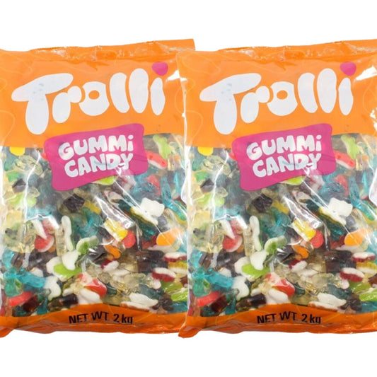 Trolli Groovy Mix Candy Lollies Sweets Bulk Pack 2x 2kg Value Pack