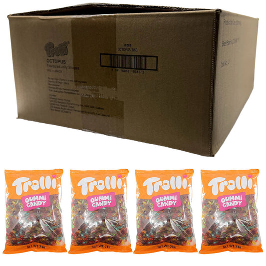Trolli Octopus Candy Lollies Sweets Bulk 4 x 2kg Packs