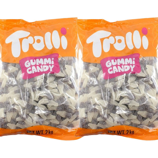 Trolli Sour Cola Bottles Candy Lollies Sweets Bulk Pack 2x 2kg Value Pack