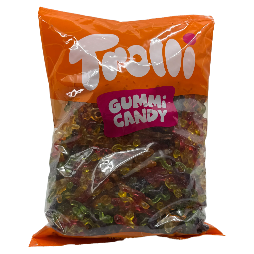 Trolli Squiggle 2kg Bulk Candy Lolly Bag