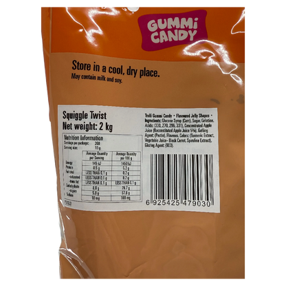 Trolli Squiggle 2kg Bulk Candy Lolly Bag