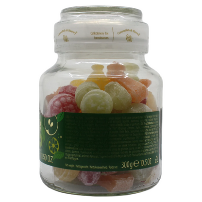 Cavendish and Harvey Fruit Candy Jar 300g Gluten Free Vegan Halal Kosher Sweets
