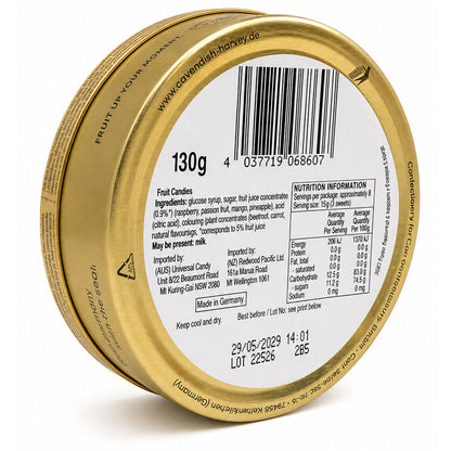 Cavendish & Harvey Mini Drops Passionfruit Pineapple Mango 130g 12 Pack