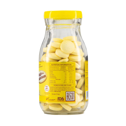 Moo Chews Creamy Banana Calcium Milk Bites Healthy Kids Snacks Jar 96