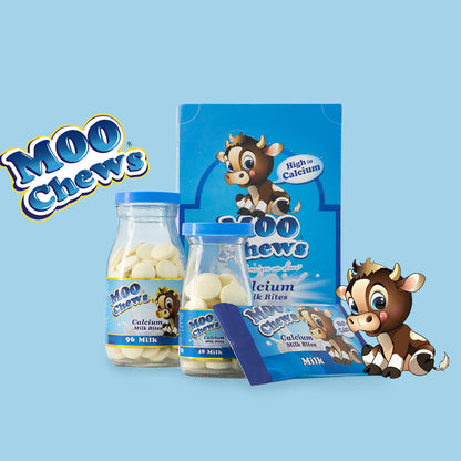 Moo Chews Milk Calcium Milk Bites Healthy Kids Snack Pack 18gm