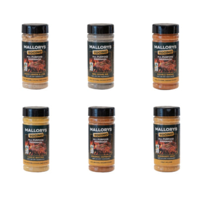 Mallorys Jerky BBQ Marinade Rub 6 Pack Ultimate Flavour Hit (for Human Consumption)