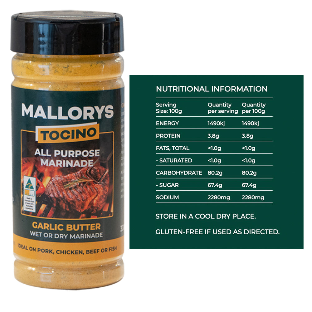 Mallorys Jerky BBQ Marinade Rub 6 Pack Ultimate Flavour Hit (for Human Consumption)