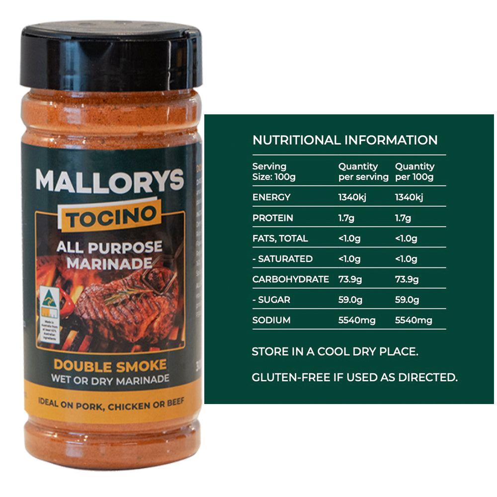 Mallorys Jerky BBQ Marinade Rub 6 Pack Ultimate Flavour Hit (for Human Consumption)