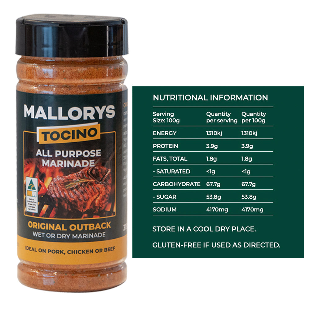 Mallorys Jerky BBQ Marinade Rub 6 Pack Ultimate Flavour Hit (for Human Consumption)
