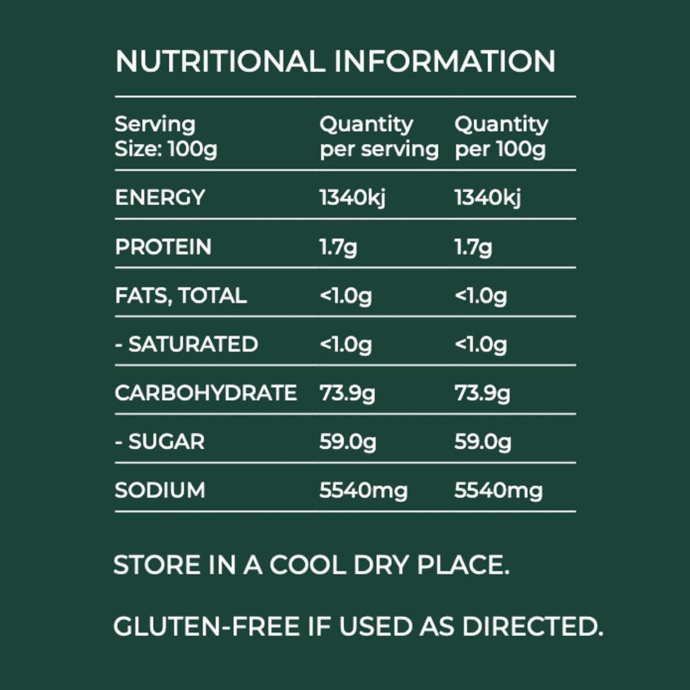 Mallorys Jerky Double Smoke BBQ Rub 300g Rich BBQ Flavour (for Human Consumption)