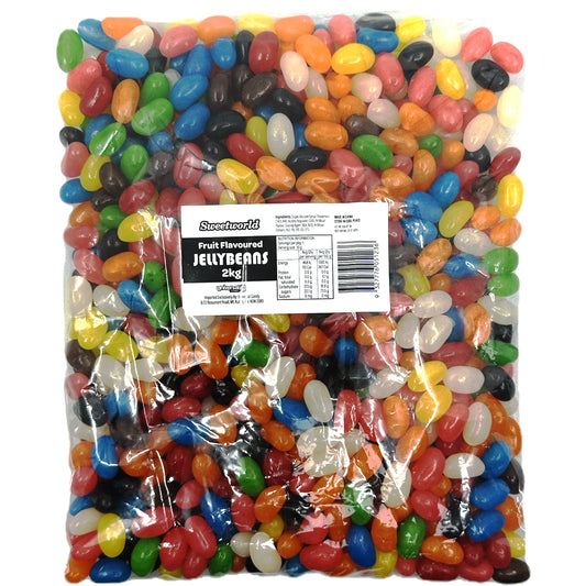 Sweetworld Assorted Flavoured Jelly Beans Bulk Pack 2kg
