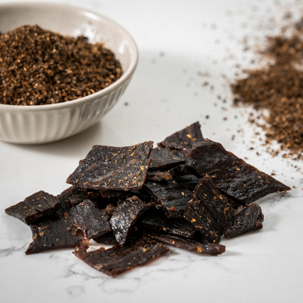 Mallorys Jerky Safari Beef Jerky 100g Outback Snack (for Human Consumption)