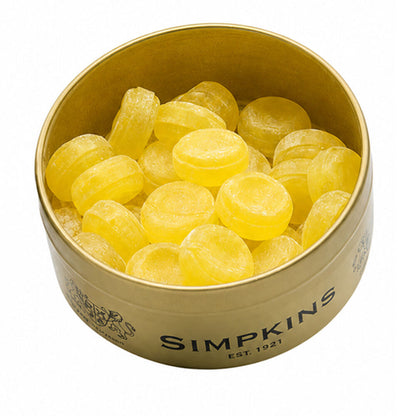Simpkins Lemon and Honey with Chamomile Drops 200g Tin Sweets Candy Lollies