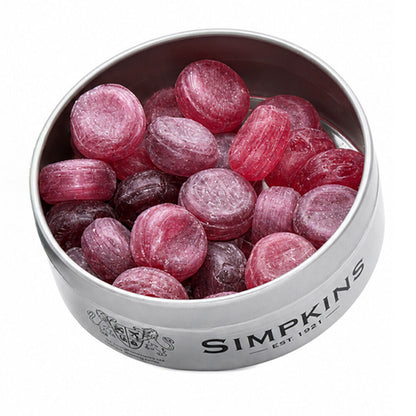 Simpkins Sugar Free Forest Fruit Drops 175g Tin Sweets Candy Lollies
